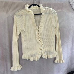 Cream sweater